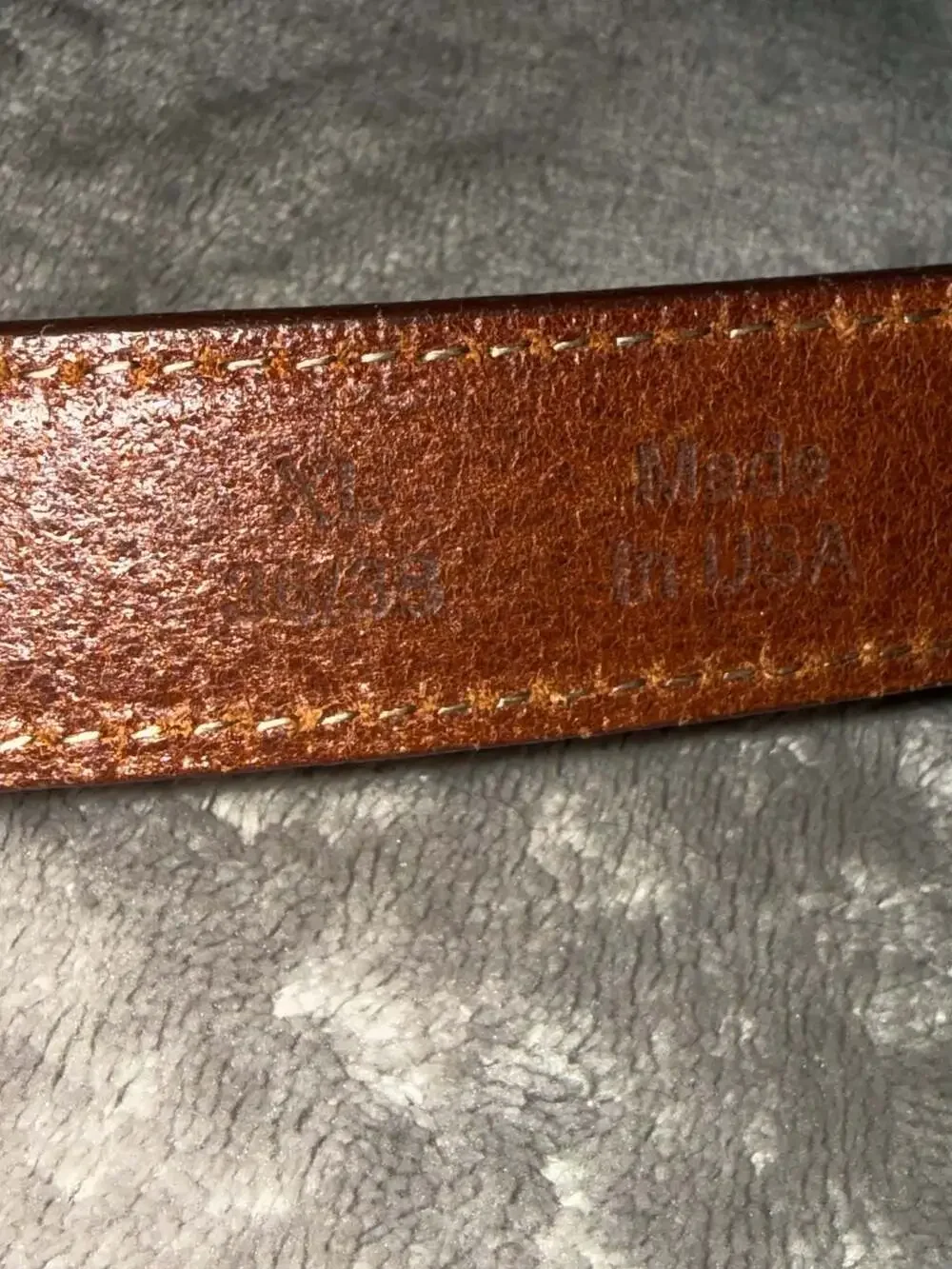 PGA Tour by Danbury Accessories Brown Harness Leather Western Belt
